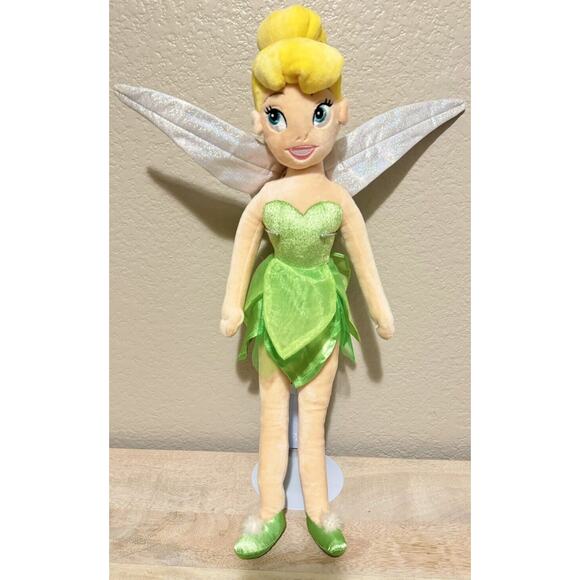 Disney Tinker Bell 22" Plush Stuffed Doll Fairies Tink Peter Pan - Picture 1 of 5